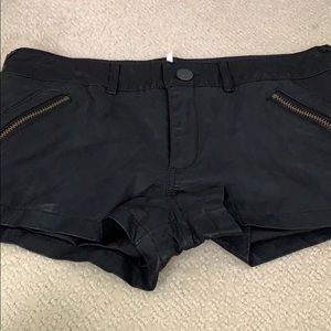 Leather pants.